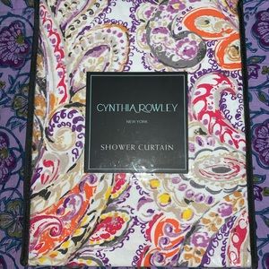 Cynthia Rowley multicolored shower curtain